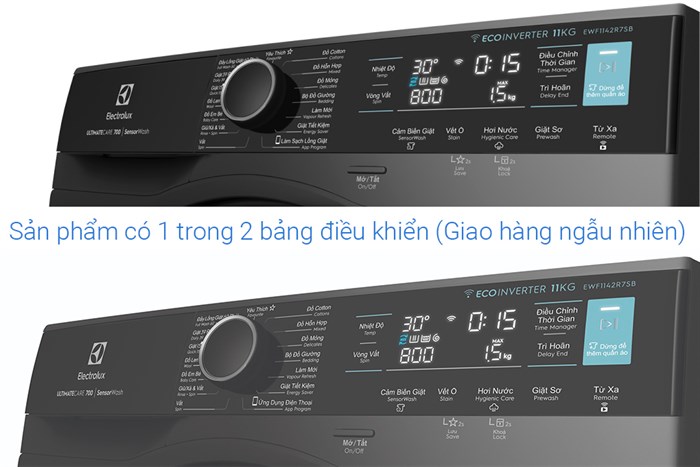 Máy giặt Electrolux Lồng ngang UltimateCare 700 Inverter 11 kg EWF1142R7SB